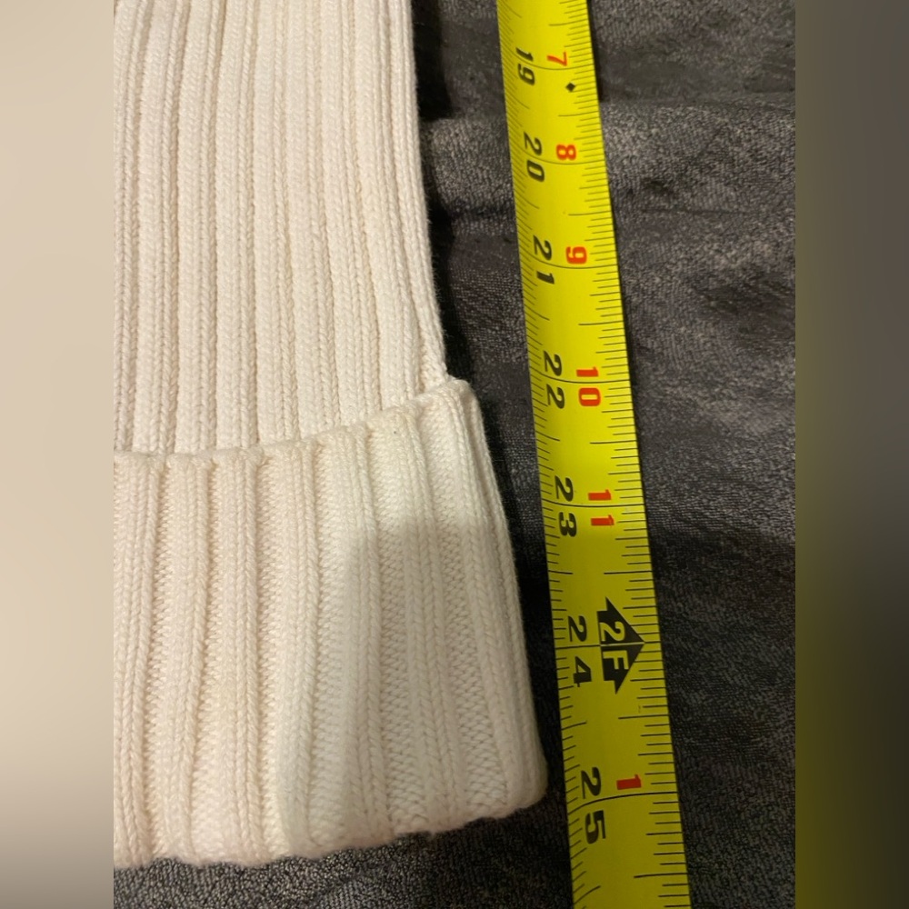 Cream Cowl Neck Sweater with Cozy Knit - Picture 13 of 16